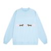 Retro Fair Isle Puppy Print Sweatshirt