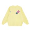 Trendy Collage Design Sweatshirt — Yellow