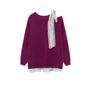 Lace Bow Sweater
