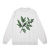 Vintage-Style "Mayouye" Print Distressed Sweatshirt — Grey