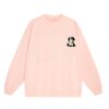Fun Puppy Print Sweatshirt — Pink