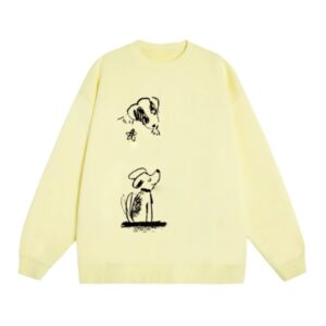 Fun & Casual Style Sweatshirt — Yellow