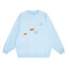 Bubble Fish Print Sweatshirt — Blue