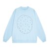 Spotted Print Sweatshirt — Blue